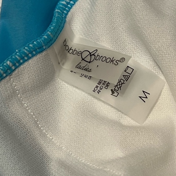 Bobbie Brooks light blue tankini top ONLY SIZE medium NEW - Picture 6 of 8
